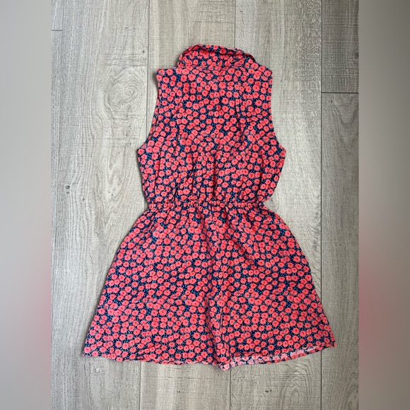 Topshop Linen Blend Floral Mini Dress - Picture 8 of 8